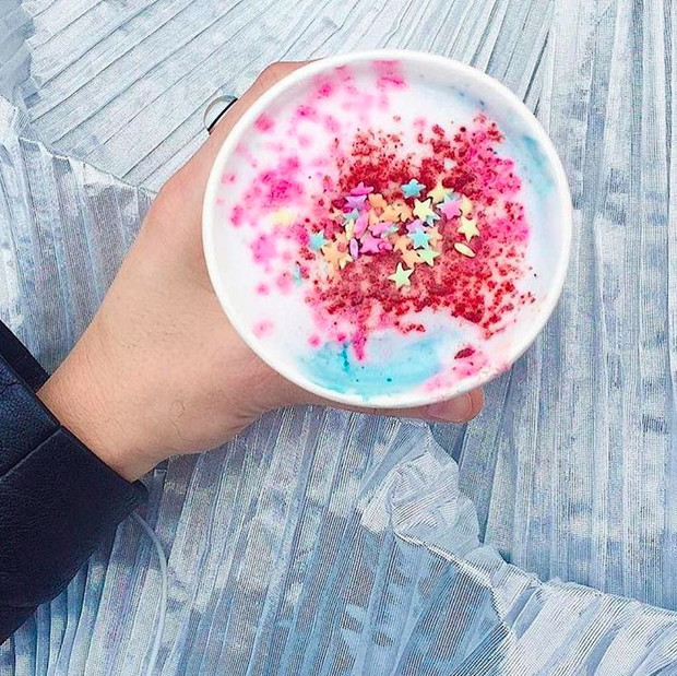 3. Unicorn Latte