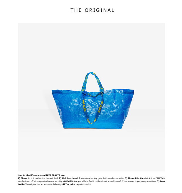 Odpowiedź od IKEA na torbę Balenciaga, fot. dla IKEA, Anders Kylberg