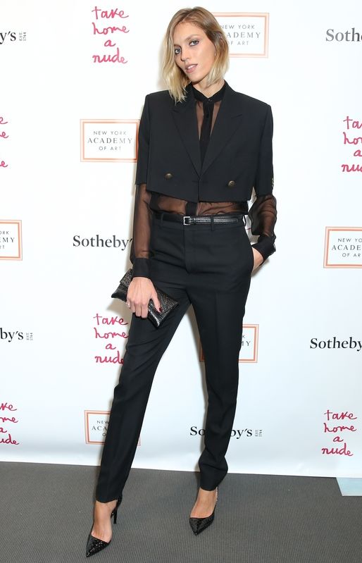 Anja Rubik lubi promować zagranicą polskich projekantów.