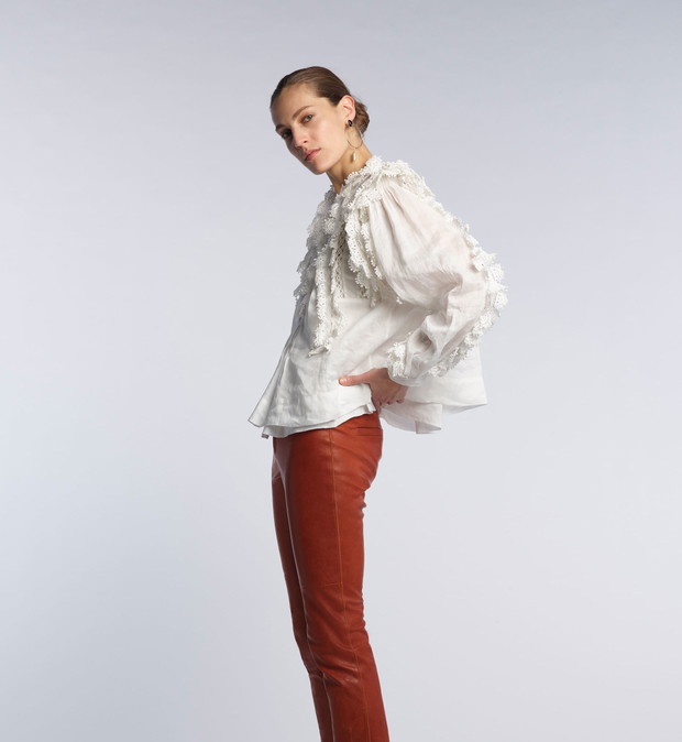 Biała koszula Isabel Marant Pre-Fall 2017