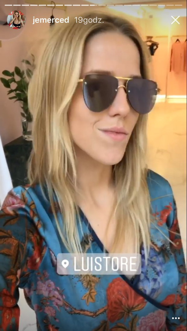 Jessica Mercedes w butiku Lui