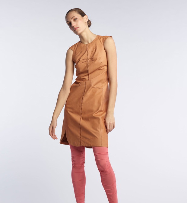Skórzana sukienka Isabel Marant Pre-Fall 2017
