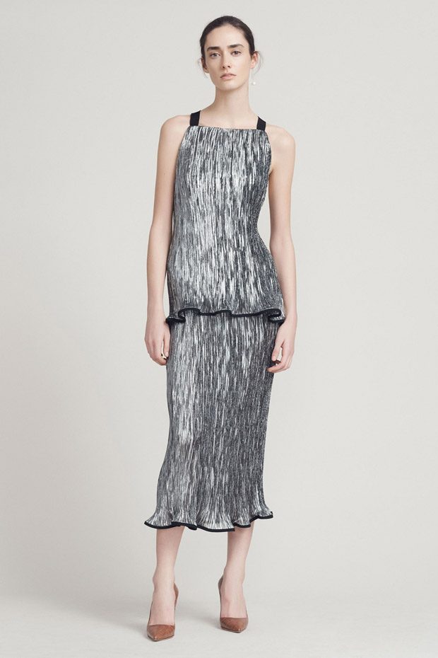 Srebrna sukienka Jason Wu Pre-Fall 2017