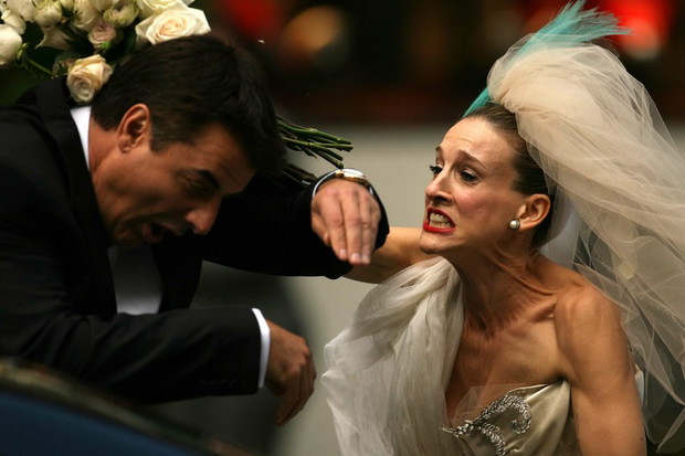 Carrie Bradshaw i Mr. Big z Seksu w wielkim mieście