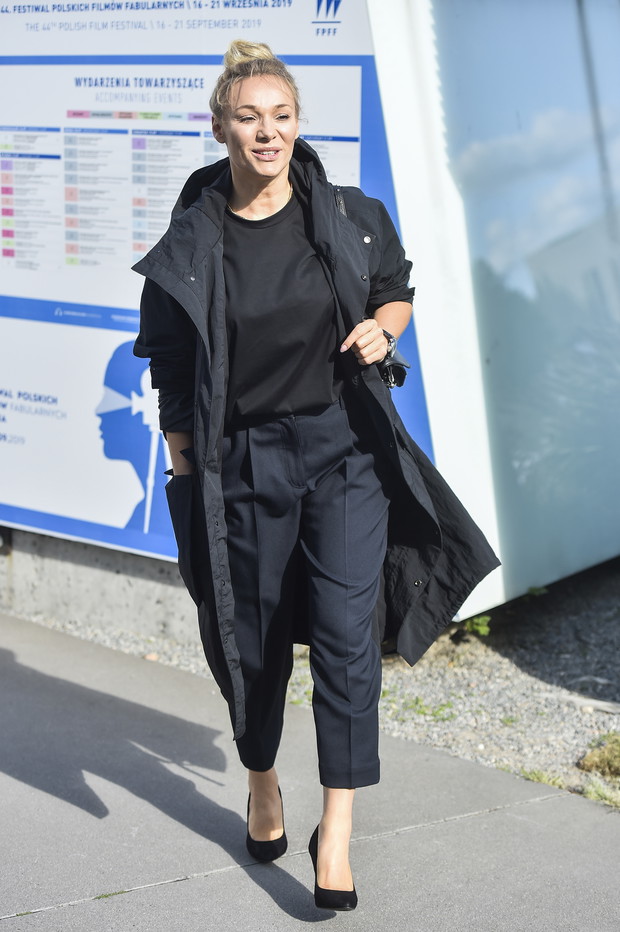 Sonia Bohosiewicz na Festiwalu Filmowym w Gdyni 2019.