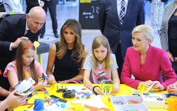 Agata Kornhauser-Duda i Melania Trump w Centrum Nauki Kopernik, 6