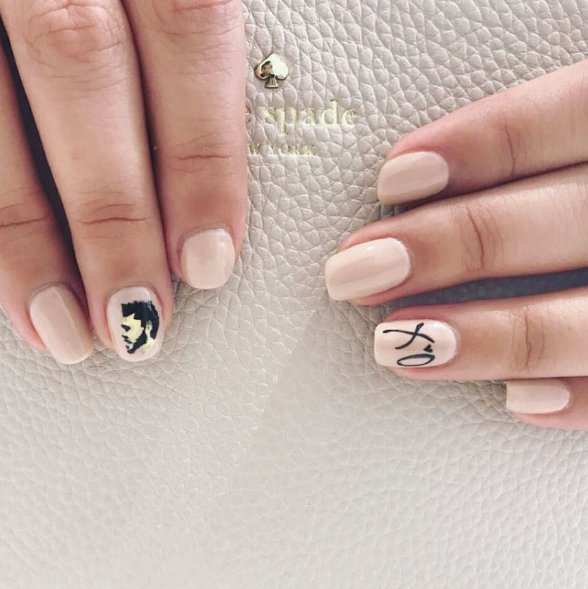 Manicure z ulubionym wokalistą