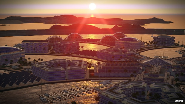 Pływające miasto, projekt konkursowy Instytutu Seasteading, wizualizacja: Gabriel Scheare, Luke Crowley, Lourdes Crowley, and Patrick White, Chile
