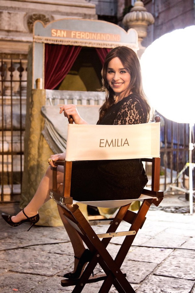 Emilia Clarke w kampanii perfum Dolce & Gabbana The One