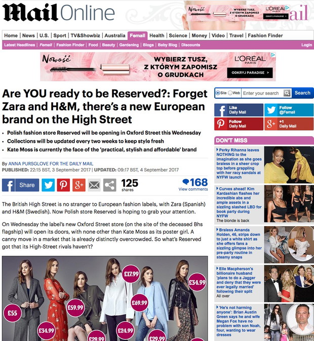 Reserved w Londynie: reakcje brytyjskiej prasy