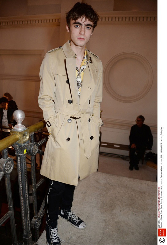 Lennon Gallagher, gwiazdy na London Fashion Week wiosna-lato 2018