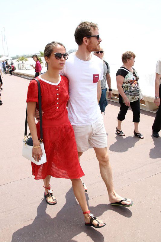 Alicia Vikander i Michael Fassbender w Cannes, 20