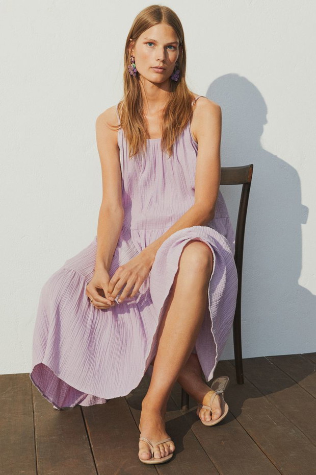 Sukienka liliowa H&M