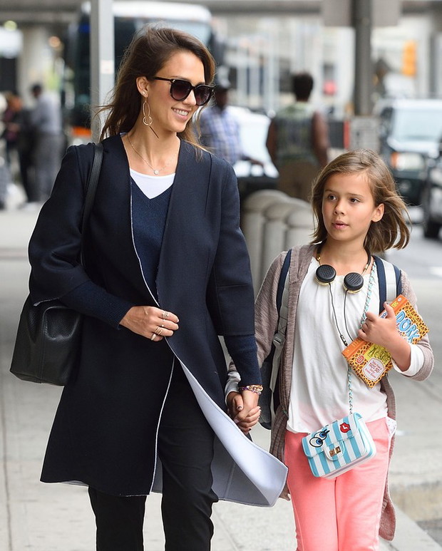 Jessica Alba i Honor Marie Warren, 2016 rok