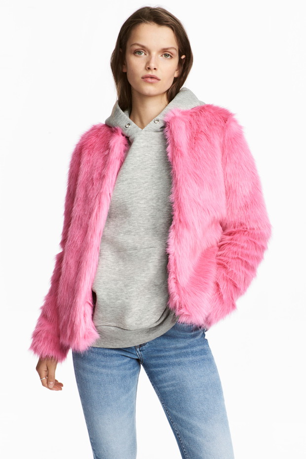 Kolorowe futra: H&M, 179 zł