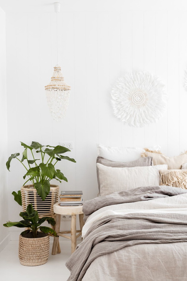 Dom w stylu boho we Wrocławiu, projekt i realizacja: Magdalena Kwoczka z pracowni Finchstudio