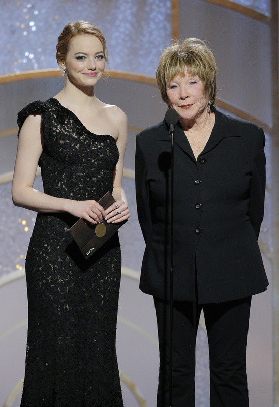 Złote Globy 2018: Emma Stone i Shirley MacLaine