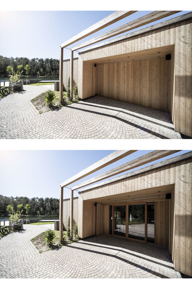 Chatka dla pływaków w Południowym Tyrolu, projekt: pracownia architektoniczna noa*