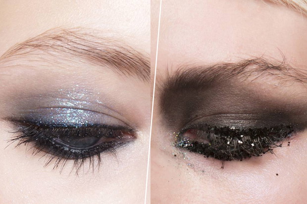 Mokre smokey-eye