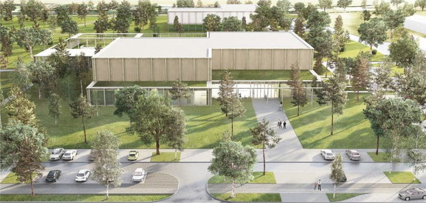 Nowy basen w Piasecznie, projekt: Maciej Popławski Pracownia z Wrocławia