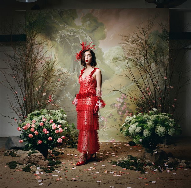 Rowan Blanchard w lookbooku Rodarte jesień-zima 2018