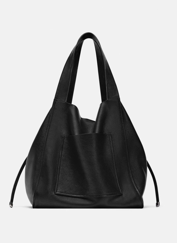 Wyprzedaż Zara 2020: SKÓRZANA TORBA TYPU SHOPPER 359,00 PLN, teraz 199,00 PLN