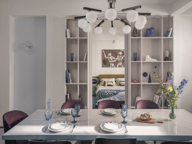 Paryskie mieszkanie, projekt: IMA Interiors (Izabella Lubiniecka, Arnaud Mathieu) & Furora Studio (Diana Żurek, Bartosz Girek)