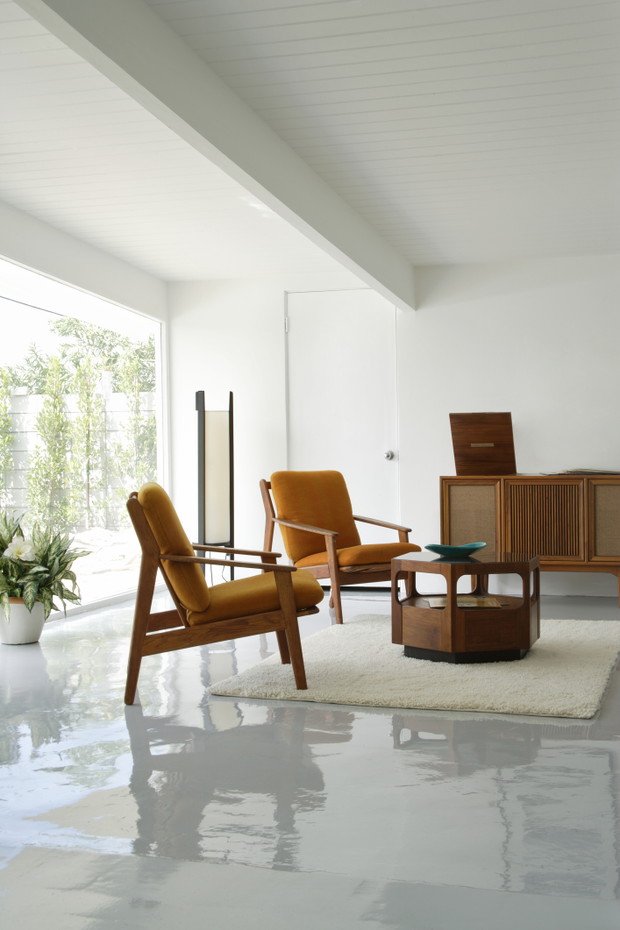 Wnętrza w stylu mid - century modern