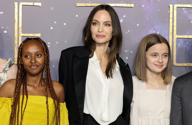 Zahara Jolie-Pitt, Angelina Jolie i Vivienne Jolie-Pitt, 2021 rok
