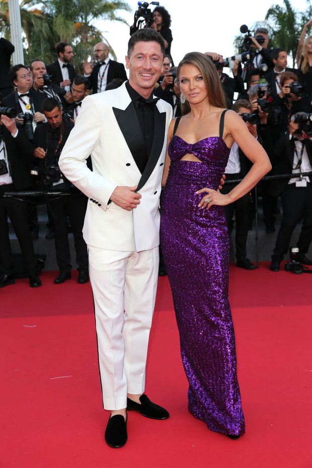Anna i Robert Lewandowscy w Cannes