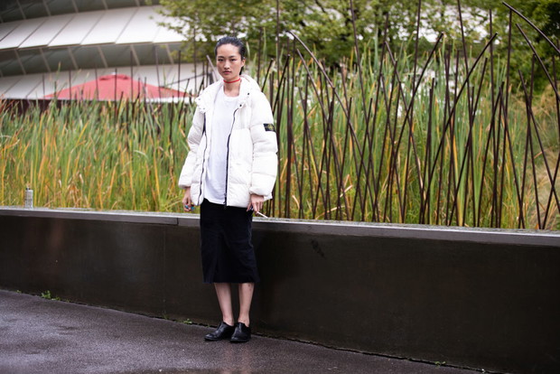 Kurtki Stone Island: street style