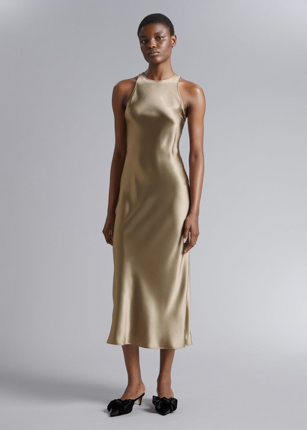 Szampańska slip dress