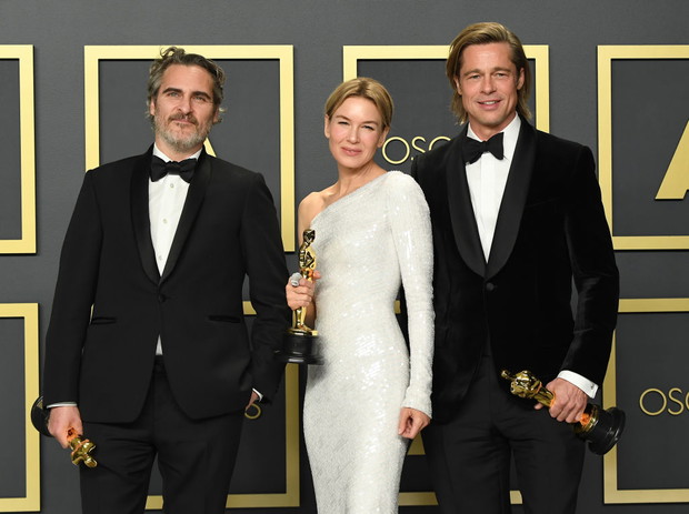 Joaquin Phoenix, Renée Zellweger i Brad Pitt