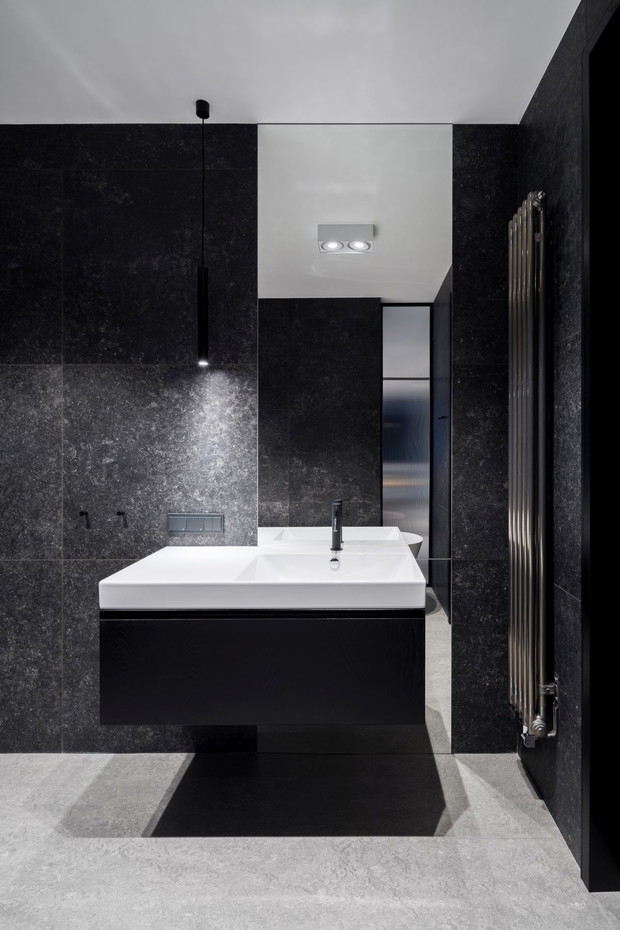 Mieszkanie z antresolą, projekt 3XEL Architekci