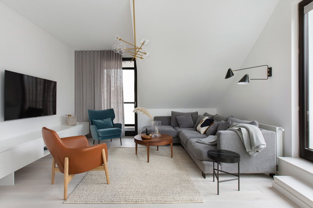 Wakacyjny apartament w Gdańsku, projekt: Roksana Dobrzyńska, Nor studio