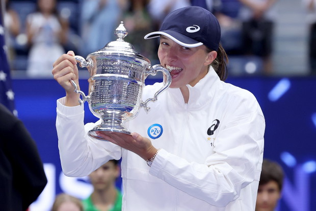 Iga Świątek podczas US Open