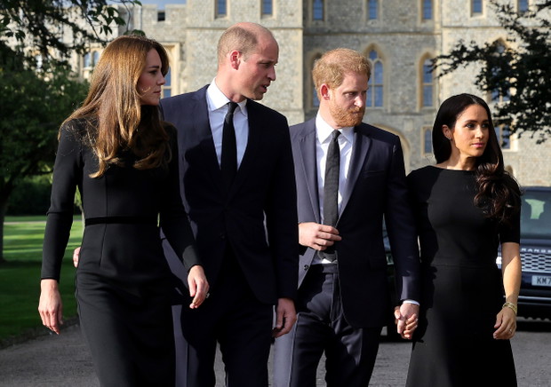 Księżna Catherine, Książę William, Książę Harry i Meghan Markle