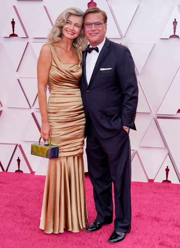 Oscary 2021: Paulina Porizkova i Aaron Sorkin