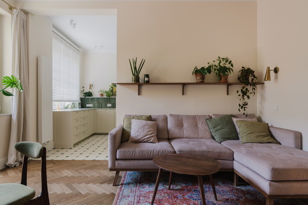 75m2 w kamienicy, projekt: Schudy Studio