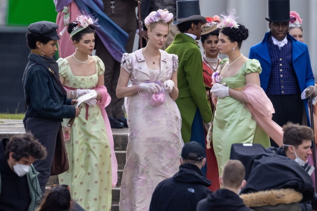 Bridgertonowie 2, zdjęcia z planu serialu Netflix