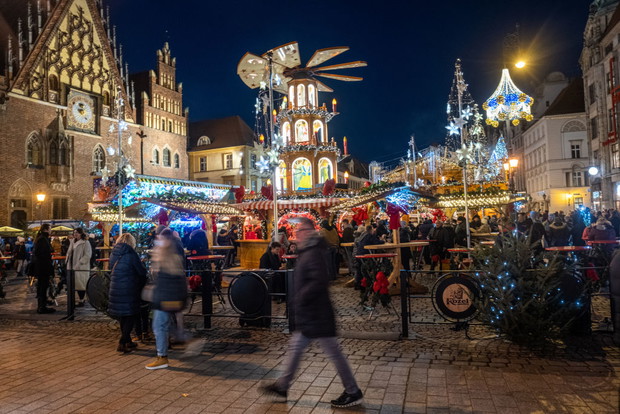 Jarmark świąteczny we Wrocławiu