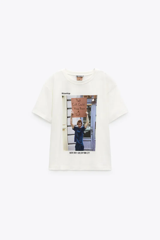 Nowości Zara: T-shirty z @dudewithsign