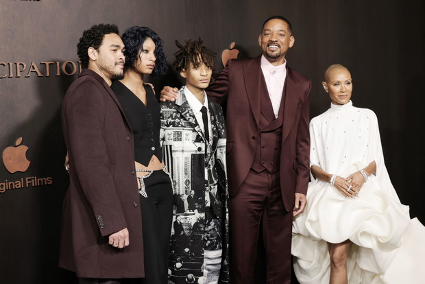 Will Smith, Jada Pinkett Smith z dziećmi