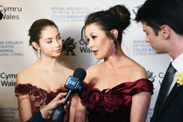 Catherine Zeta Jones i Carys Zeta Douglas, 2019 rok