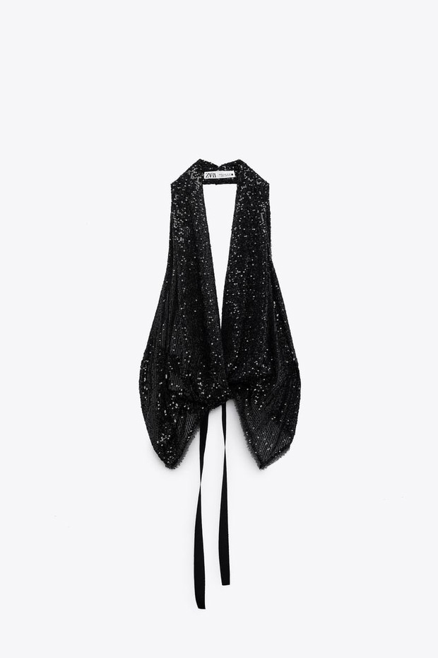 Cekinowy top Zara 2022