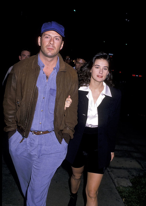 Demi Moore i Bruce Willis, 1988 rok.