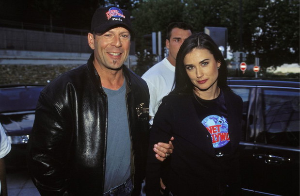 Demi Moore i Bruce Willis, 1995 rok.