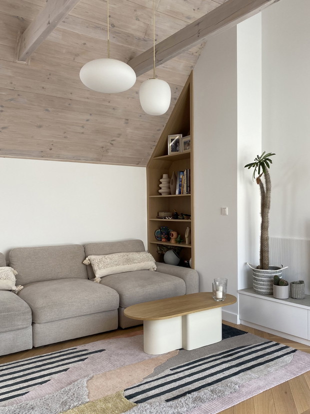 Mieszkanie na poddaszu, projekt: Projektive Architekci