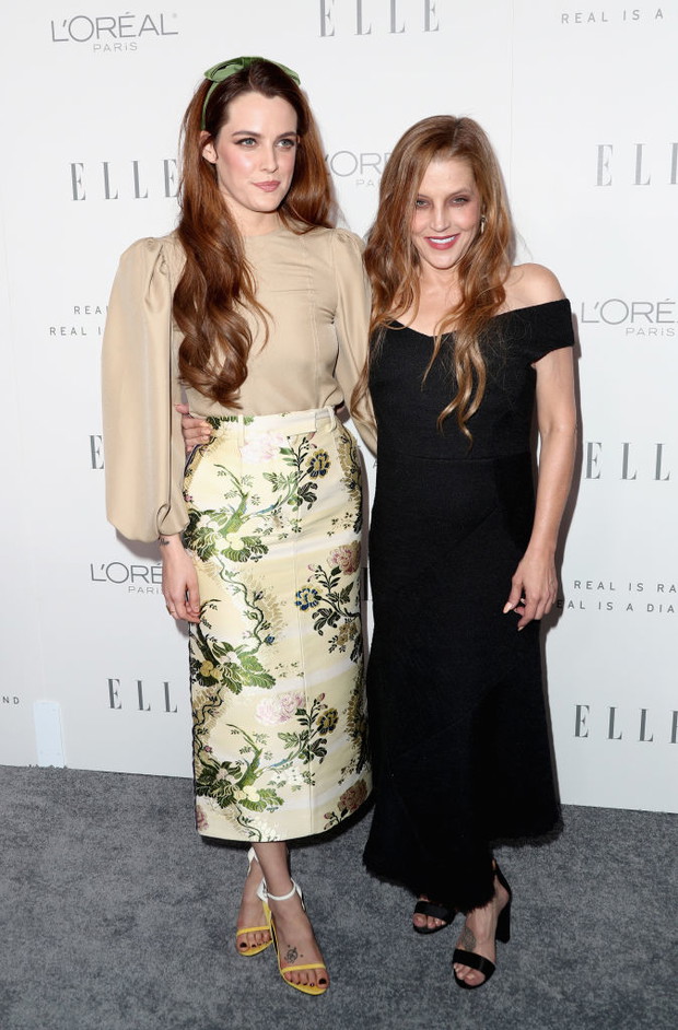 Riley Keough i Lisa Marie Presley, 2017 rok.