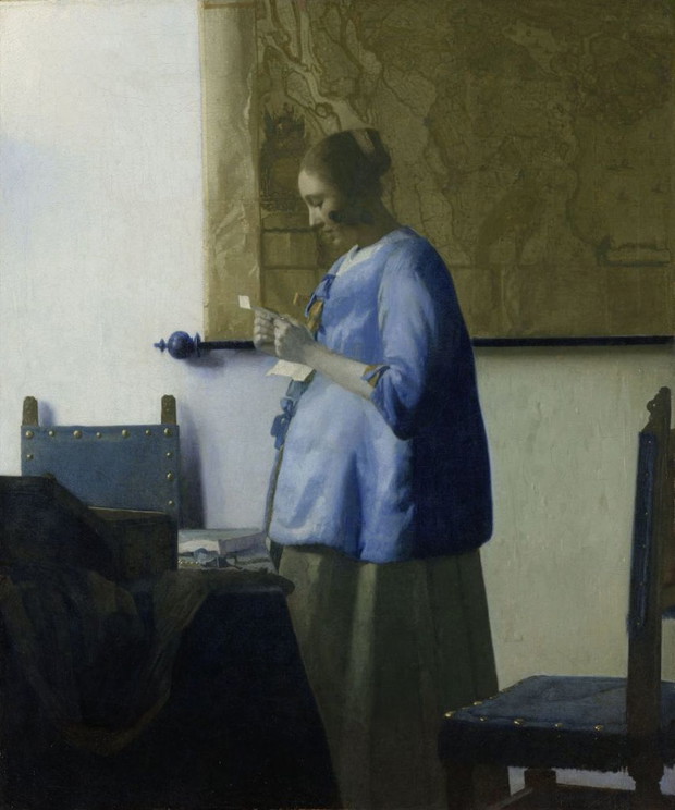 Vermeer, Woman Reading a Letter